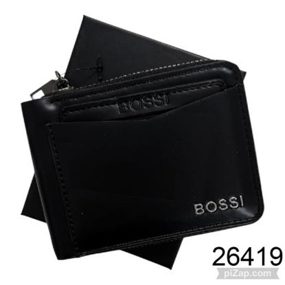 Imagen de BILLETERA BOSSI HOBRE NEGRA 5.26